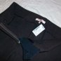 NWT ORGANIC USA Black Brown Subtle Striped Pants 4 $437