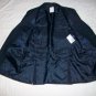NWT IZOD Black Blazer Jacket Sport Coat 44 L $295 NEW