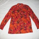 NWT Anne Klein NY Silk Button-Down Shirt 10 $225 NEW