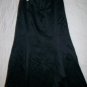 NWT Alex Evenings Satin Elastic Black Skirt 10 NEW $100