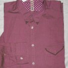 DNL Italy Wild Cotton Detailed Dress Shirt M NWT $235