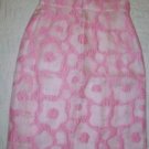 RICHARD CHAI Pink Silk Jacquard Pencil Skirt 2 NWT$1195