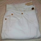 Michael Kors Italy Low Rise Skinny White Jeans 0NEW$325