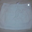 Ella Luna France White Pique Cotton Mini Skirt LNEW$228