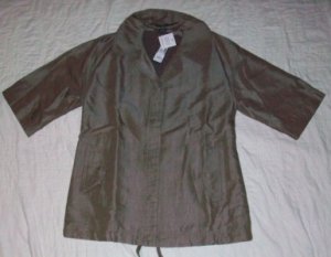 NWT ISDA Armadillo Shine Snap Front Jacket S $311 NEW