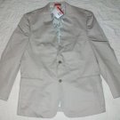 NWT Alfani Khaki Cotton Blazer Jacket Coat 44R $199 NEW