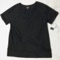 NWT DKNY Beaded Black S/S Tunic Shirt Top 6 NEW $325