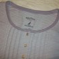 NWT Nautica Striped Henley Sleep Shirt Top XS NEW $36
