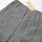 NWT ROZAE USA Silky Gray Mini Pleat Pants 4 $298 NEW