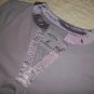NWT Nautica Knit Sleep Wear Shirt Satin Trim Top XS NEW