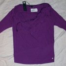 Full Circle Purple Modal L/S Top Shirt S NEW NWT$95