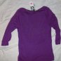 Full Circle Purple Modal L/S Top Shirt S NEW NWT$95