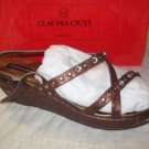 Claudia Ciuti Italy Studded Platform Sandals NEW $235