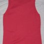 FAL Sleeveless Pink Keyhole Polo Shirt Petite L NWT$125