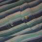 Roper U.S.A. Western Style Aqua Striped Snap Vest S NEW