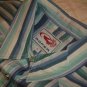 Roper U.S.A. Western Style Aqua Striped Snap Vest S NEW