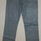 TARK'1 Gray Pleather Slim Skinny Pants 4 6 28 $298 NEW