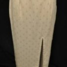 VALENTINA USA Silk Polka Dot Slit Front Skirt 2$625 NEW