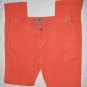GOLD SIGN Mystery Cropped Orange Jeans 26x27 NEW $182