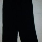 NWT Emmelle USA Black 100% Silk Elastic Pants L$340 NEW