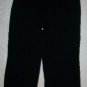 NWT Emmelle USA Black 100% Silk Elastic Pants L$340 NEW