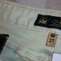 NWT ODYN Gold Embellish Pale Mint Jeans 27 32 x34 $185