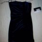 NWT JS Boutique Blue Velvet Cocktail Dress 4 $109 NEW