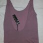 NWT Susie Mooratoff Jersey Scoop Back Tank Top M/L $135