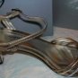 Ragazza Waltz Leather Gold Silver Heels 8.5$125 NEW NIB
