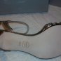 Ragazza Waltz Leather Gold Silver Heels 8.5$125 NEW NIB
