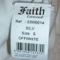 Faith Gem Detail Patch Thin Knit Sweater Top S $205 NEW