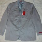 NWT Alfani Gray Cotton Blazer Jacket 44 L $250 NEW