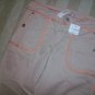 NWT PAOLA FRANI Wide Leg Pink Chino Pants 42 6 $358 NEW