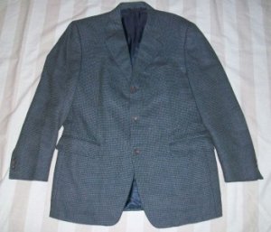 Fine Canali Italy 3 Button Sage Blazer Jacket 40 R EXC