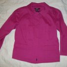 NWT DKNY Pink Button Front Blazer Jacket 2 $395 NEW