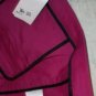 NWT DKNY Pink Button Front Blazer Jacket 2 $395 NEW