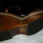 NIB C. Stuart T-Strap Bronze Wedge Sandals 9 $79 NEW