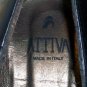 $245 NEW Attiva Italy Elegant Black Leather Heels 7 NIB