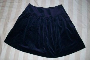 NWT RALPH LAUREN Black Label Velvet Ruched Skirt 14$598