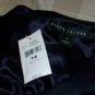 NWT RALPH LAUREN Black Label Velvet Ruched Skirt 14$598