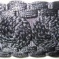NWT SARI GUERON Embroidered Snap Black Belt M $465 NEW