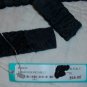 NWT SARI GUERON Embroidered Snap Black Belt M $465 NEW