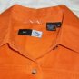 Saks Fifth Ave Sport Detail 100% Linen L/S Top 10 NEW