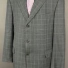 NEW Zaharoff Basileia Cashmere 3 Button Suit 46 L $2195
