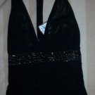 NEW WALLA W Sheer Netting Diamond Halter Top  0 $58