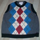 Boys The Children's Place Argyle Sweater Vest XS (6)