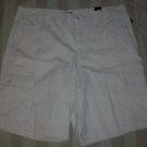 NWT Alfani Mens Ivory White Stretch Shorts 42 x 12 NEW