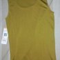 NWT Anne Klein NY Silk Blend Olivine Tank Top S $95 NEW