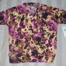 NWT Anne Klein Faux Wrap Stretch Shirt Top M $54 NEW