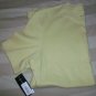 NEW Via Europa Muted Yellow Cotton Ribbed T-Shirt M US